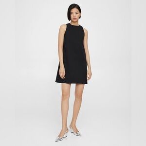 Theory Shift Dress in Textured Gabardine